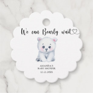 Étiquettes Cadeau Bébé polaire - on peut attendre