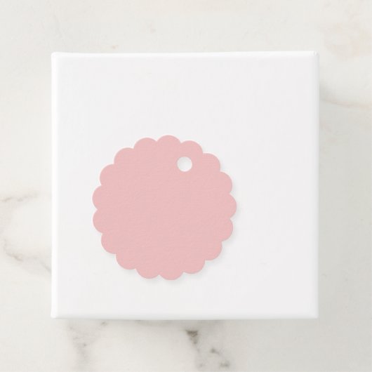 Étiquettes Cadeau Bébé rose (En situation)