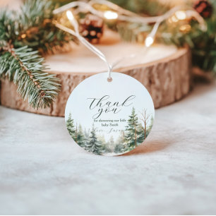 Étiquettes Cadeau Bébé son Baby shower froid à l'extérieur de l'hive