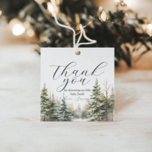 Étiquettes Cadeau Bébé son Baby shower froid à l'extérieur de l'hive