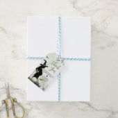 Étiquettes-cadeau Bébé vert brasser sorcière Baby shower Favoriser l (Avec de laficelle)