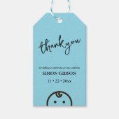 Étiquettes-cadeau Bébé Whimsical Merci Favor balise (Devant)