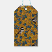 Étiquettes-cadeau Bécasseaux sur les branches de bleuets (Dos)