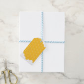 Étiquettes-cadeau Bee Hive Honeycomb Hexagon Motif (Avec de laficelle)