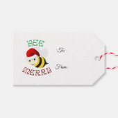 Étiquettes-cadeau Bee Merry (Devant (Horizontal))