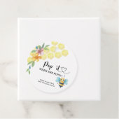 Étiquettes Cadeau Bee Pop it When elle pops (En situation)