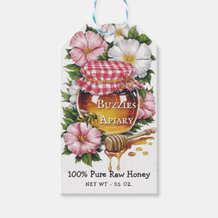 Étiquettes-cadeau Beekeeper Apiary Honey Jar Tags