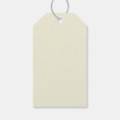 Étiquettes-cadeau Beige (Dos)