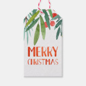 Étiquettes-cadeau Belle aquarelle Lettrée main Berry & Branche (Devant)