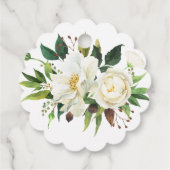 Étiquettes Cadeau Belle couronne fleurie (Dos)