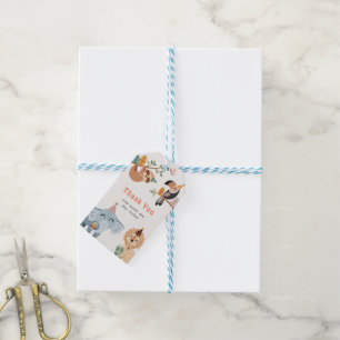 Étiquettes-cadeau Belle fête Safari Animaux Anniversaire de enfant