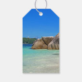 Étiquettes-cadeau Belle Mer Tropicale Côte Rocheuse (Dos)