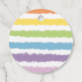 Étiquettes Cadeau Belle peinture Art Party Chien Anniversaire (Dos)