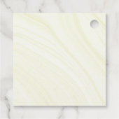 Étiquettes Cadeau belles fleurs rouges feuilles vertes (Dos)