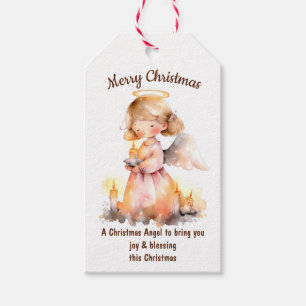 Étiquettes-cadeau Bénédiction de l'ange de Noël