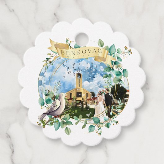 Étiquettes Cadeau Benkovac (Devant)