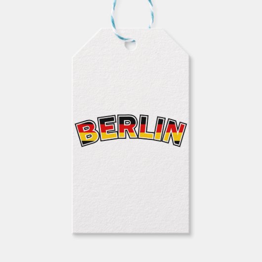 Étiquettes-cadeau Berlin (Devant)