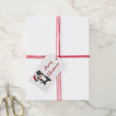 Étiquettes-cadeau Bernois Joyeux Noël Joyeux Chiens de Noël Camion (With Twine)