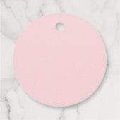 Étiquettes Cadeau Berry First | fraise 1er Anniversaire rose (Dos)