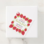 Étiquettes Cadeau Berry First Strawberry 1er fête d'anniversaire Per (En situation)