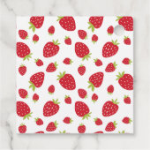 Étiquettes Cadeau Berry First Strawberry 1er fête d'anniversaire Per (Dos)