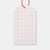 Étiquettes-cadeau Berry fraise Sweet moderne bébé fille douche (Dos)