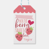 Étiquettes-cadeau Berry Sweet | Classe Saint Valentin (Devant)