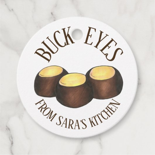 Étiquettes Cadeau Beurre De Beurre D'Arachide De L'Ohio Bonbon Maiso (Devant)