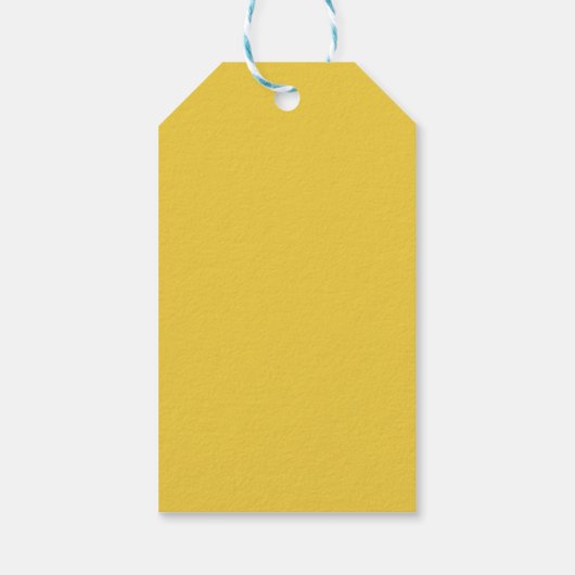Étiquettes-cadeau Beurre Jaune Mariage simple (Dos)