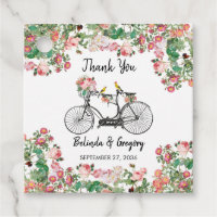Bicyclette Vintage Romantique Fleurs & Oiseaux Mar