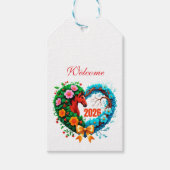 Étiquettes-cadeau Bienvenue 2026 (Devant)