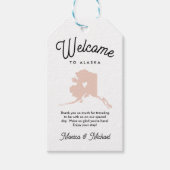 Étiquettes-cadeau Bienvenue à ALASKA Mariage ANY COLOR (Devant)