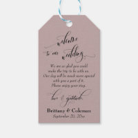 Bienvenue Amour & Gratitude Dusty Rose Mariage ros