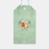 Étiquettes-cadeau Bières vertes et encouragements Hommes adultes fêt (Dos)