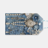 Étiquettes-cadeau Bijoux en costume sur l'achat Denim (Devant (Horizontal))