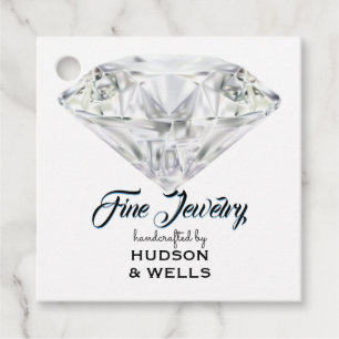 Étiquettes Cadeau Bijoux en diamant