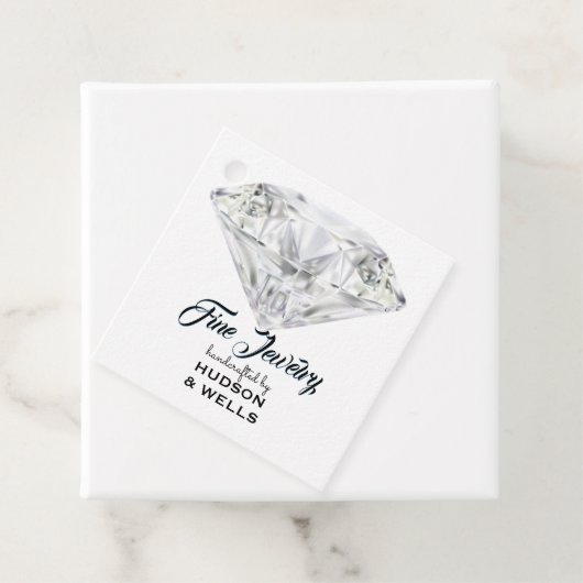 Étiquettes Cadeau Bijoux en diamant (En situation)