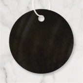 Étiquettes Cadeau Bijoux feuille Mariage Merci Gold ID830 (Dos)