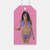 Étiquettes-cadeau Bikini brun beauté Thunder_Cove (Dos)