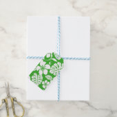 ÉTIQUETTES-CADEAU BIKINI ROSE (VERT VERT VERT) (Avec de laficelle)