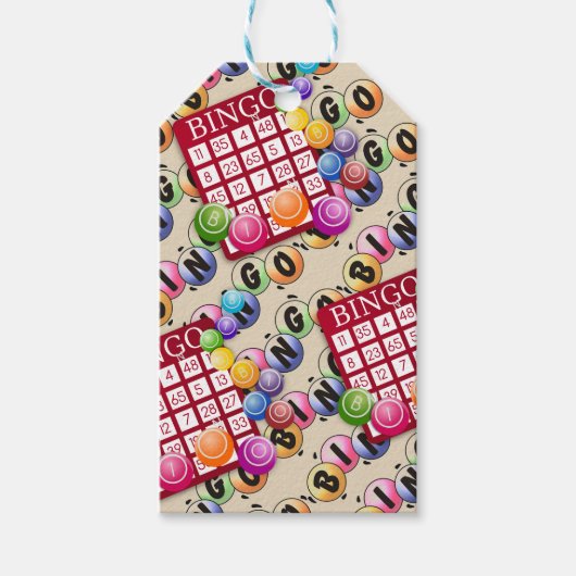 Étiquettes-cadeau Bingo Fun (Devant)
