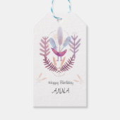 Étiquettes-cadeau birds and plants  (Devant)