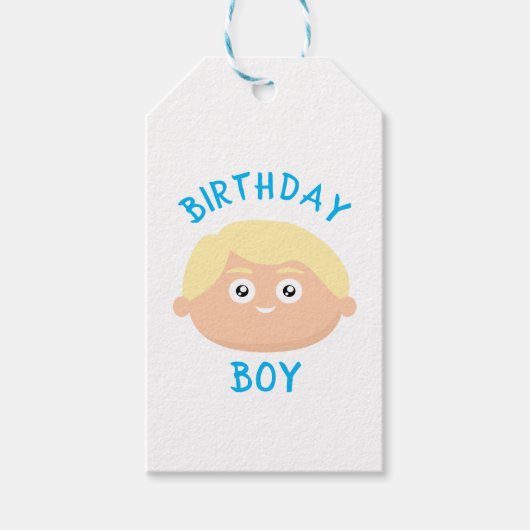 Étiquettes-cadeau Birthday Boy (Devant)