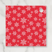 Étiquettes Cadeau Biscuits d'hiver et cacao Noël (Dos)