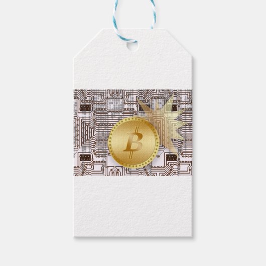 Étiquettes-cadeau Bitcoin 18 (Devant)