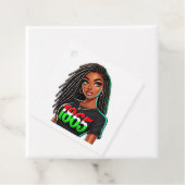 Étiquettes Cadeau Black Pride 1865 (En situation)