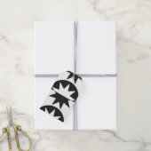 Étiquettes-cadeau Black White Deco (Avec de la ficelle)