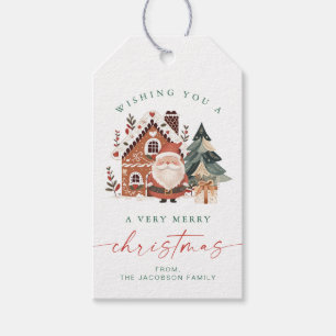 Étiquettes-cadeau BLAIR Père Noël scandinave Arbre de Noël Fêtes
