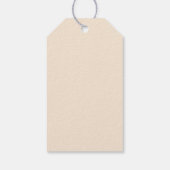 Étiquettes-cadeau Blanc Antique (Dos)
