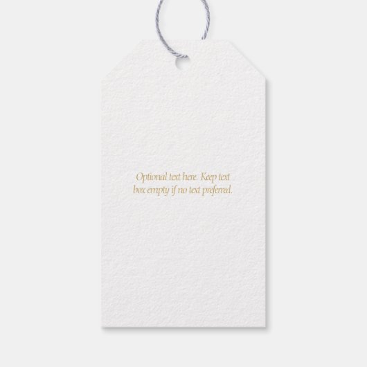 Étiquettes-cadeau BLANCHE | Aquarelle Merci Floral Mariage (Dos)